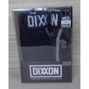 Dixxon Boxer Briefs Premium 2‎ Pack Mens Size Medium Black Solid/Black Pattern